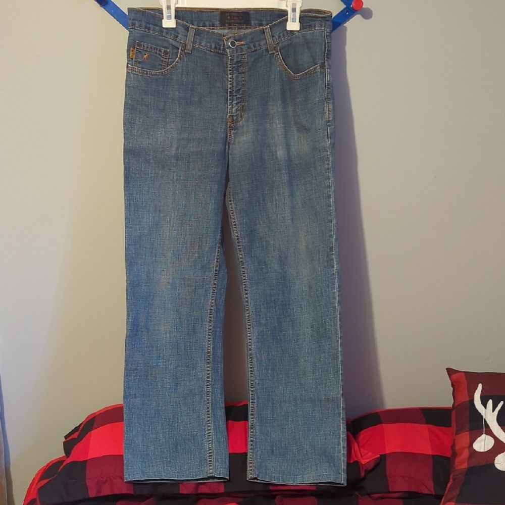 Lois Hill Men's Relaxed Jeans in Blue